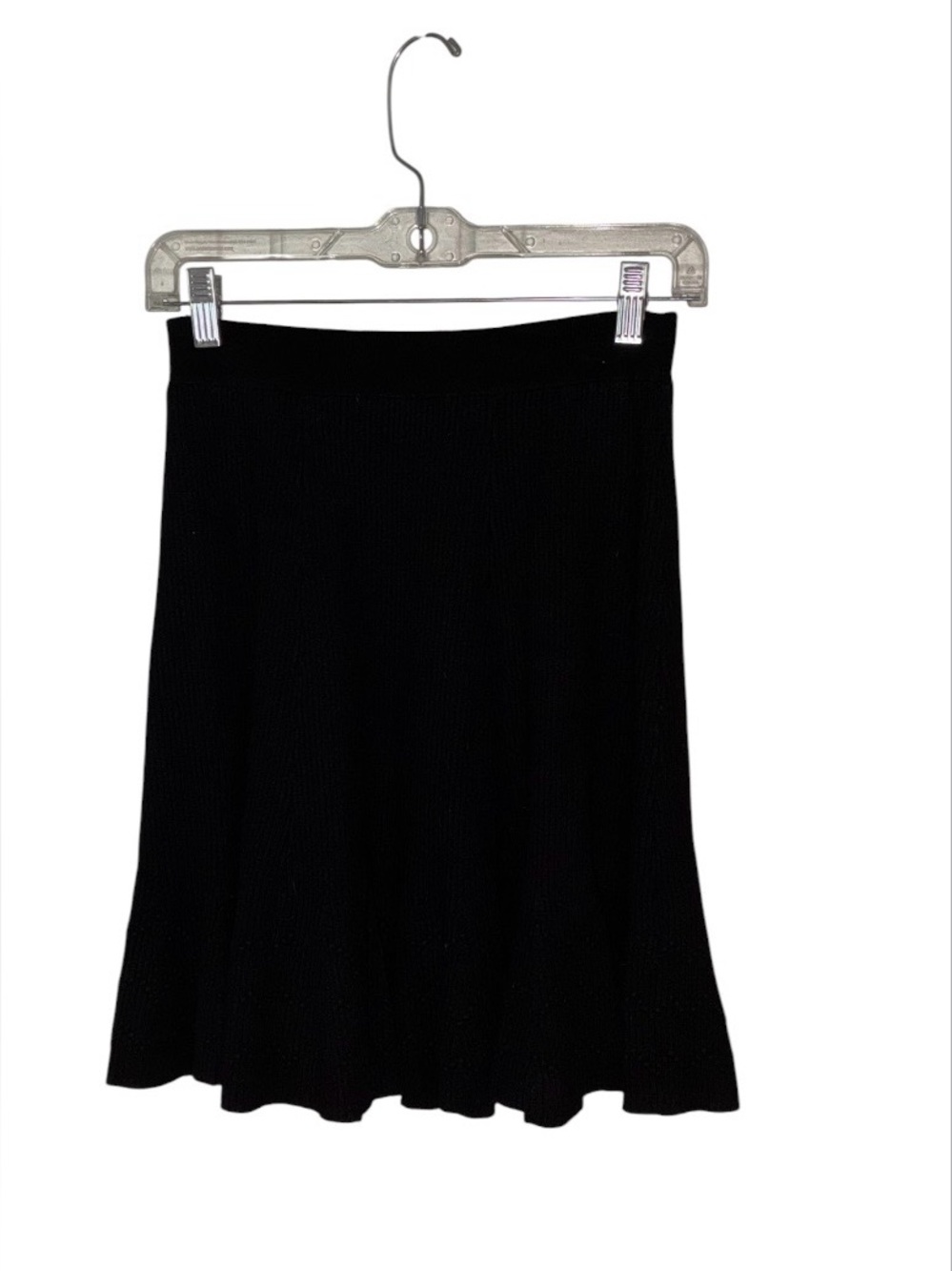Like New Anthropologie Maeve Black Women's A-Line Knit Skirt‎ Sz S